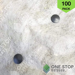 One Stop Outdoor stake next to ruler showing 4-inch length clarity