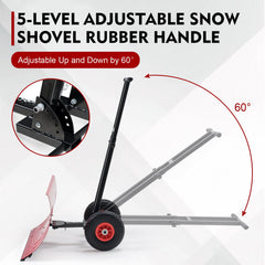 ONECHOI handle adjustment mechanism demonstrating ergonomic height options
