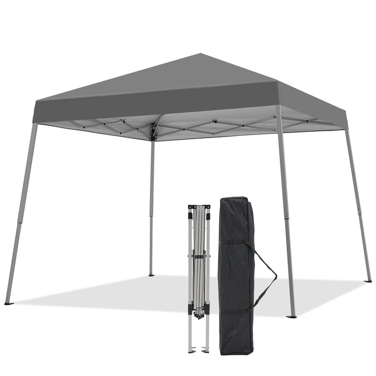 Oneofics front view canopy showing sturdy shade and quick setup benefit