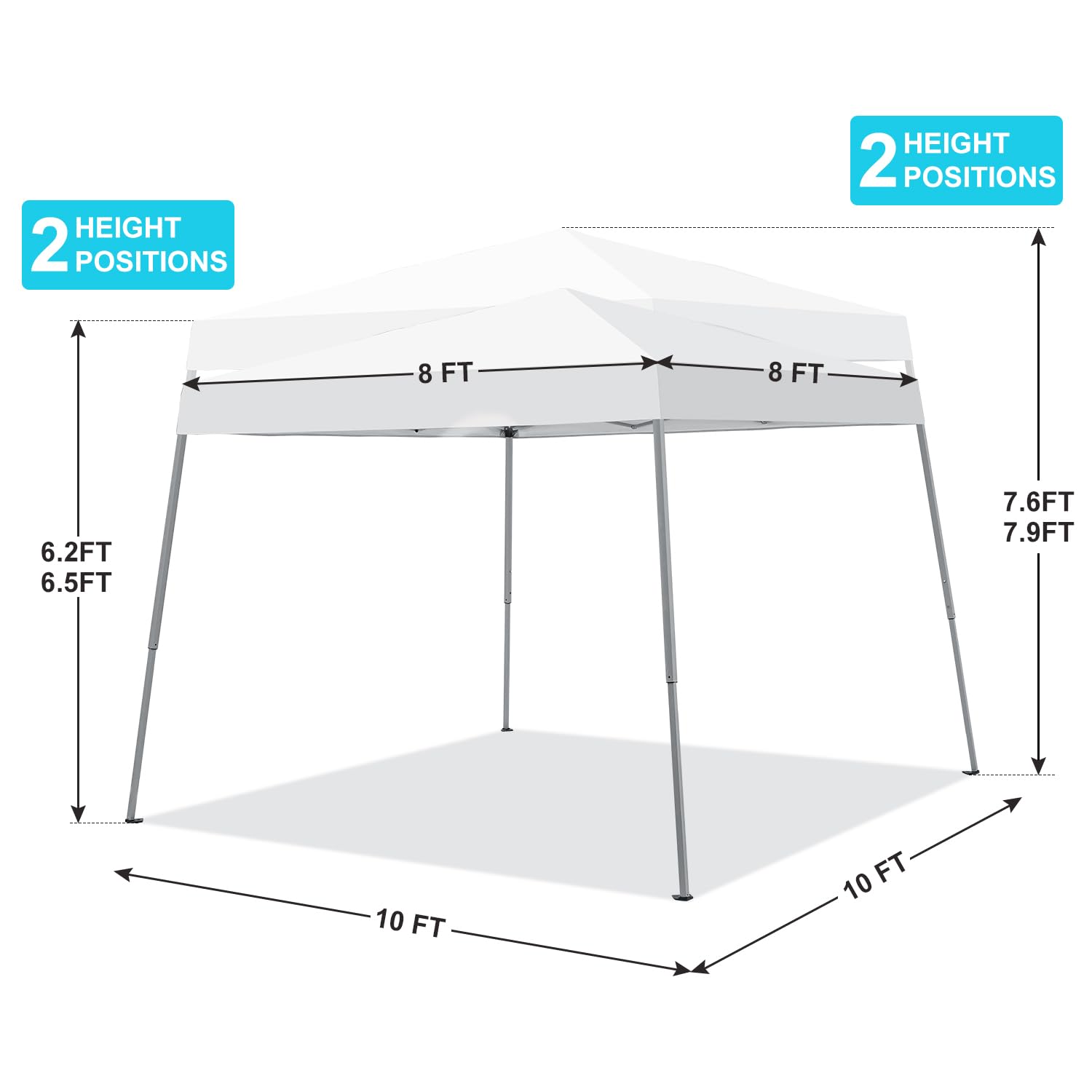 Oneofics canopy in use at a market booth offering shade for vendors