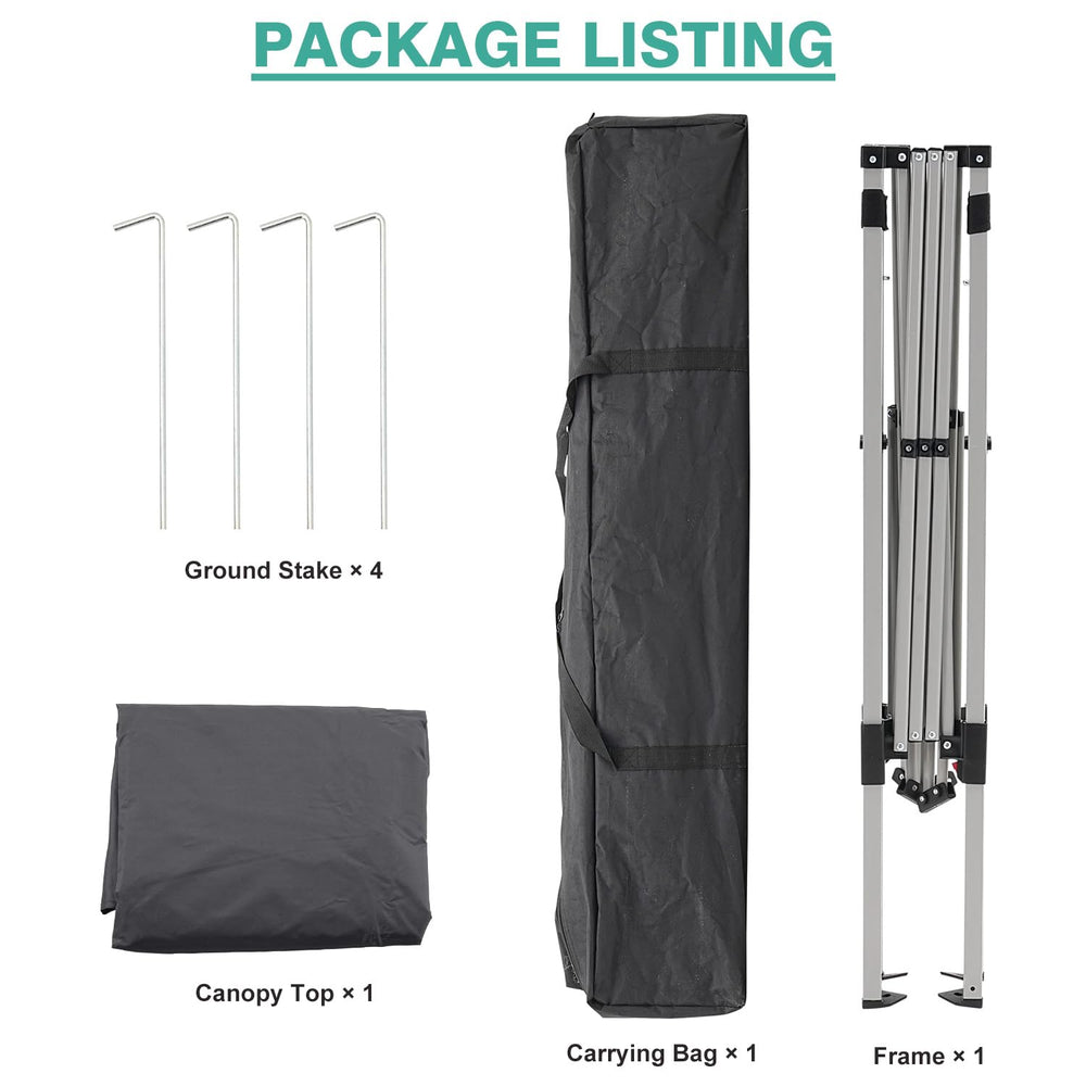 Oneofics collapsed canopy in carry bag for compact transport convenience