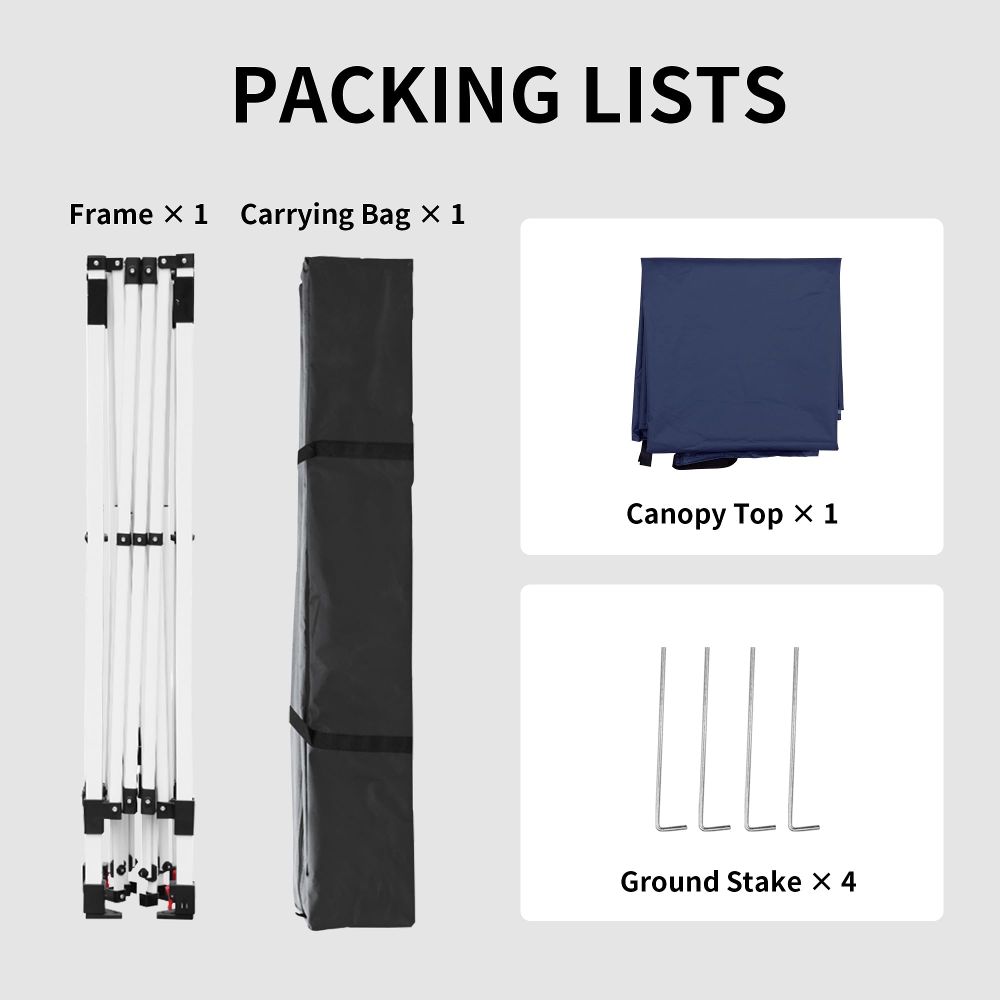 Oneofics folded canopy in carry bag demonstrating compact portability for travel