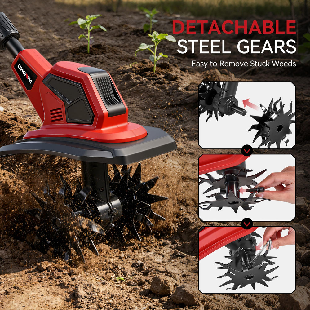 ONEVAN beside a hand to show scale and lightweight maneuverability benefit