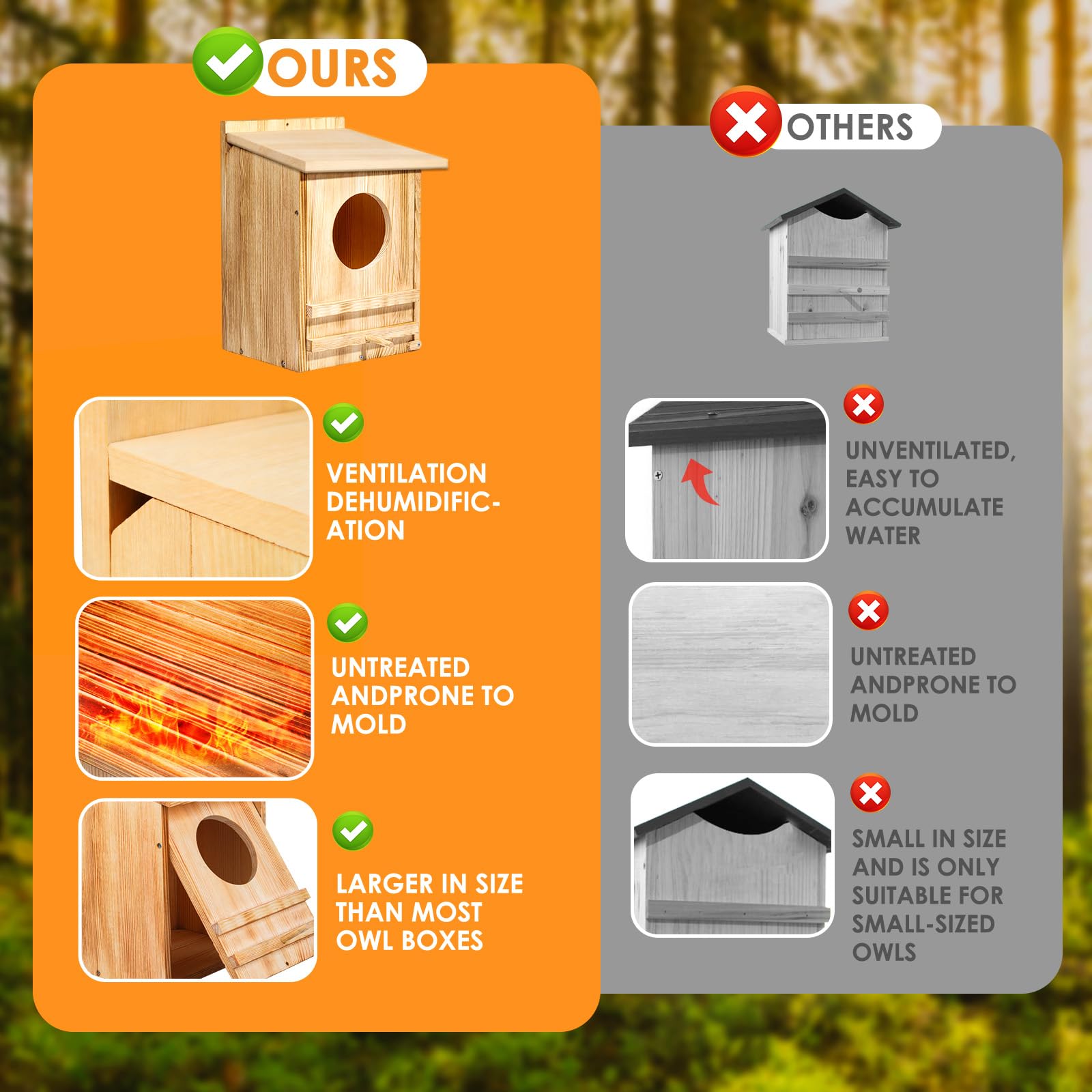 ONKO owl house hardware kit with guide enabling quick assembly benefit