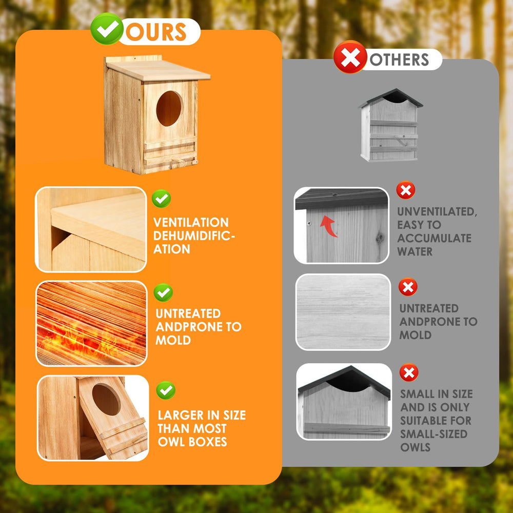 ONKO owl house hardware kit with guide enabling quick assembly benefit