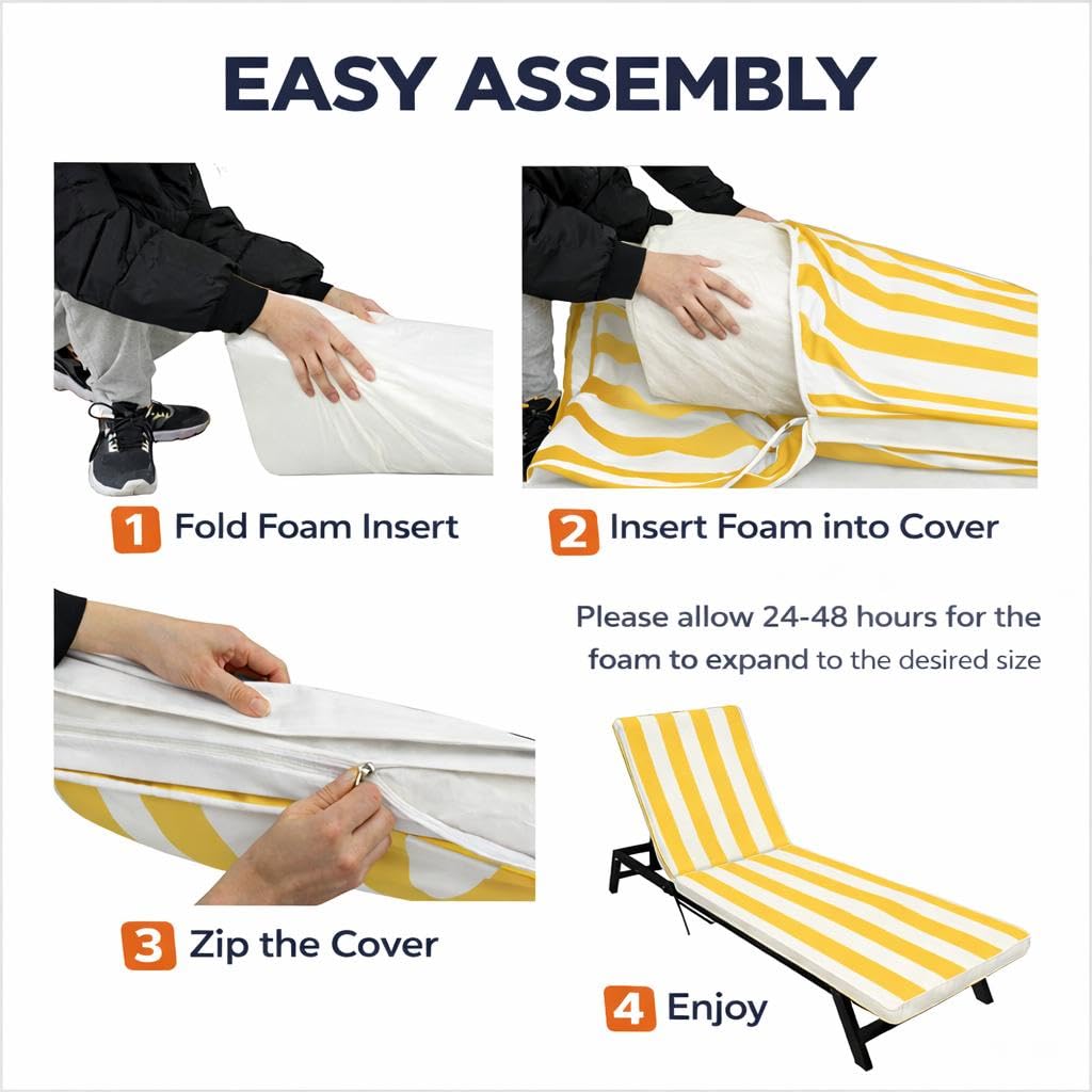 Only choice cushions next to a standard chair to show accurate size comparison