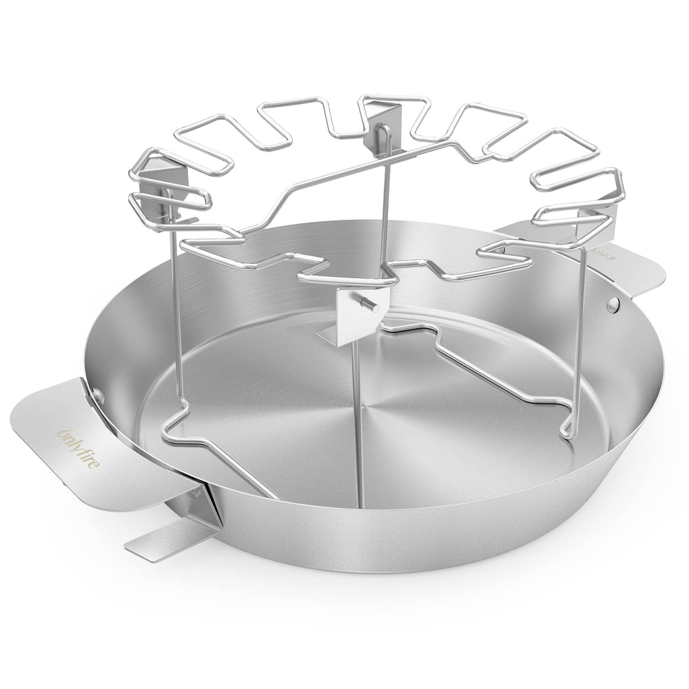 Onlyfire Chef rack in dishwasher demonstrating easy cleanup and low maintenance