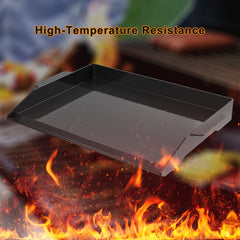 Onlyfire Chef dual side handles being lifted for safe transport and convenient positioning
