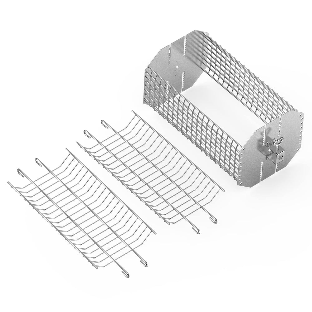 onlyfire removable parts in dishwasher showing easy cleanup and time savings