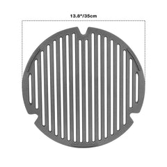 onlyfire close-up of cast iron bars highlighting solid heat retention benefit