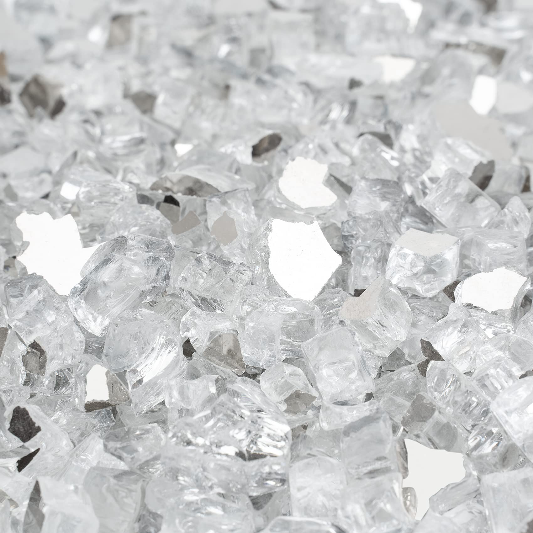 Onlyfire close-up of 1/4-inch facets reflecting light to maximize sparkle