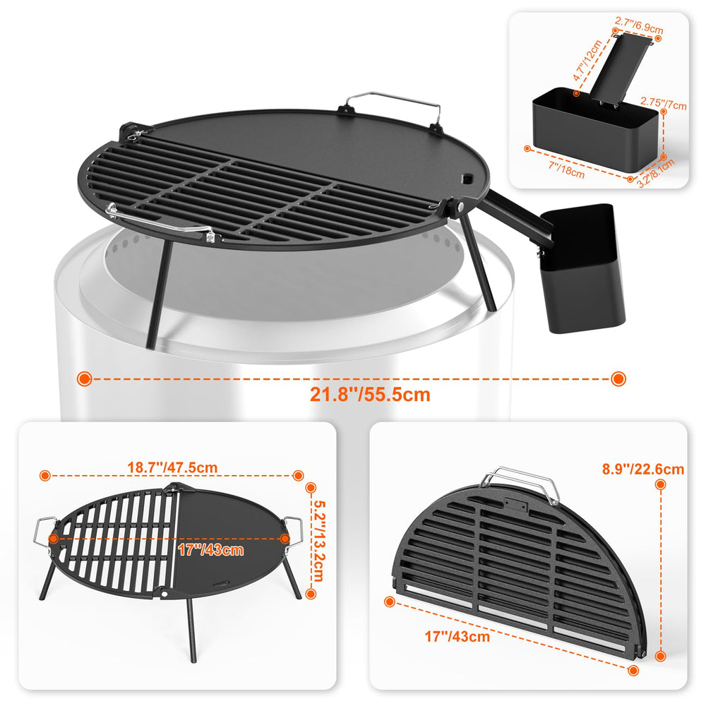 onlyfire close-up griddle surface showcasing smooth sear-friendly finish