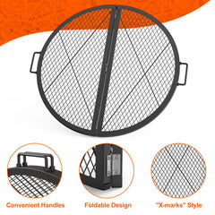 onlyfire close-up of diamond mesh surface highlighting non-slip pattern for secure grilling of small foods