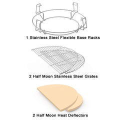 onlyfire close-up of stainless grate wires highlighting durable construction and easy cleaning