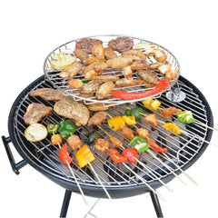 Onlyfire close-up of stainless steel rods highlighting corrosion resistance and easy cleaning