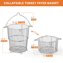 Onlyfire close-up of 304 stainless steel weave highlighting durable rust-resistant finish