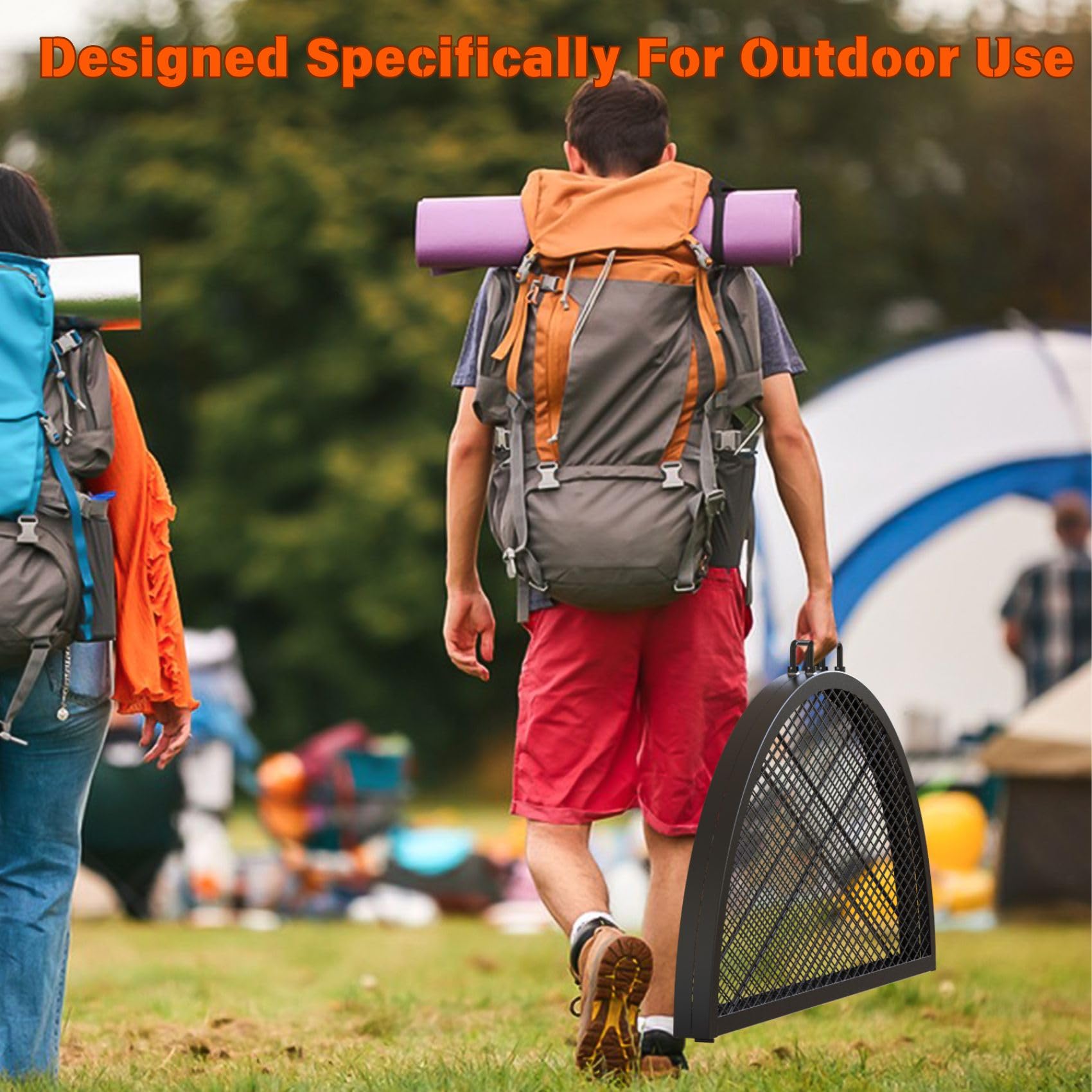 onlyfire grate over campfire in use delivering open flame grilling advantage