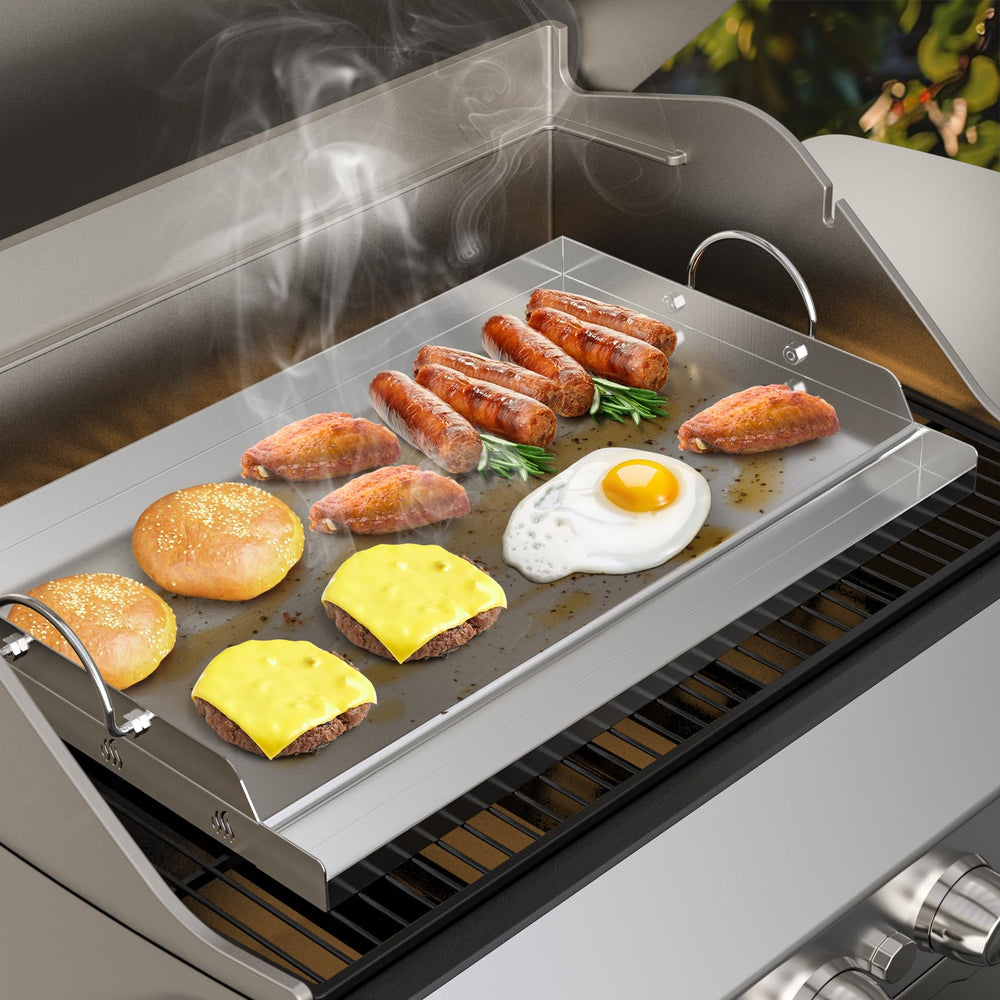 onlyfire cooking pancakes and eggs showcasing versatile breakfast and quick meals