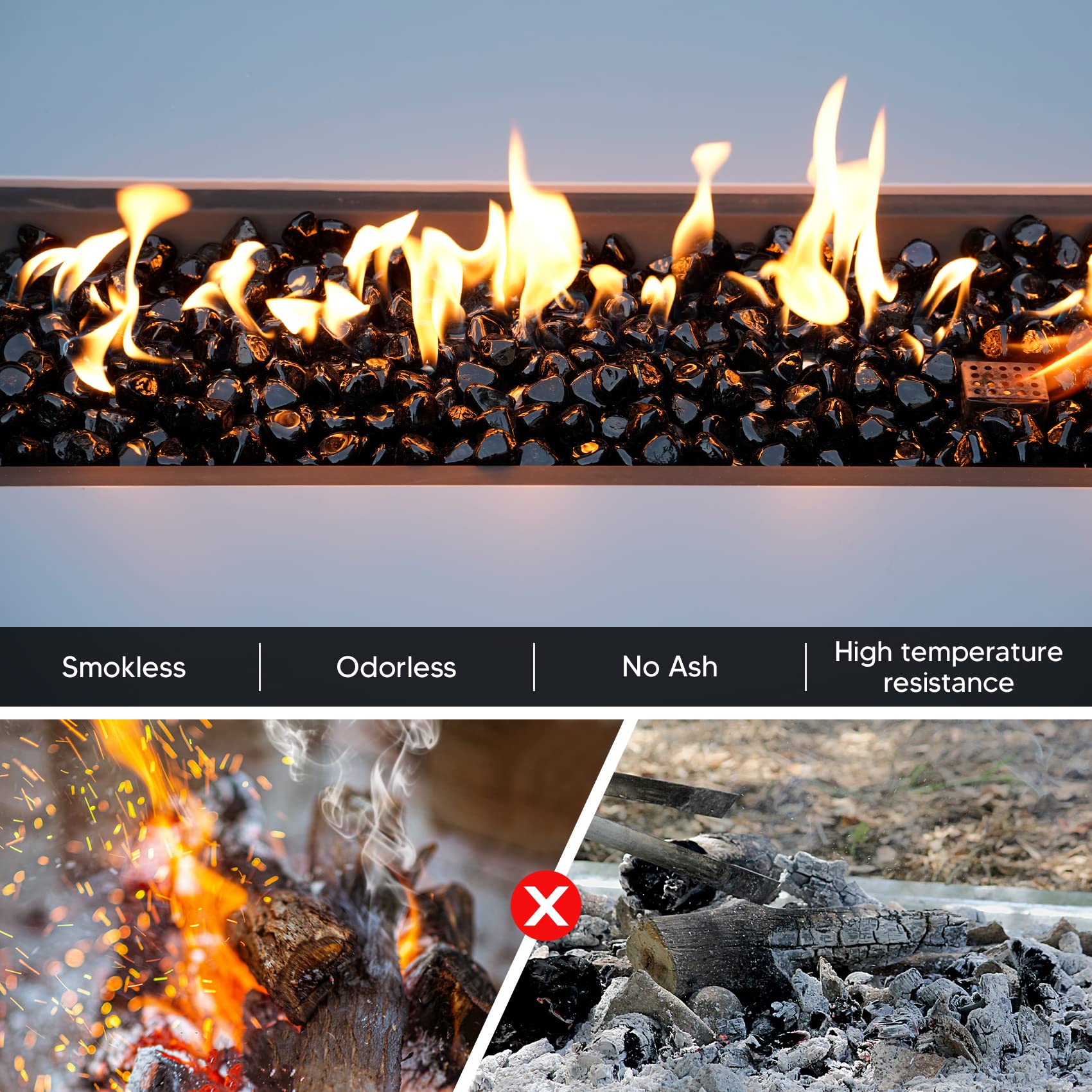Onlyfire daylight color display showing true vibrant hues in sun