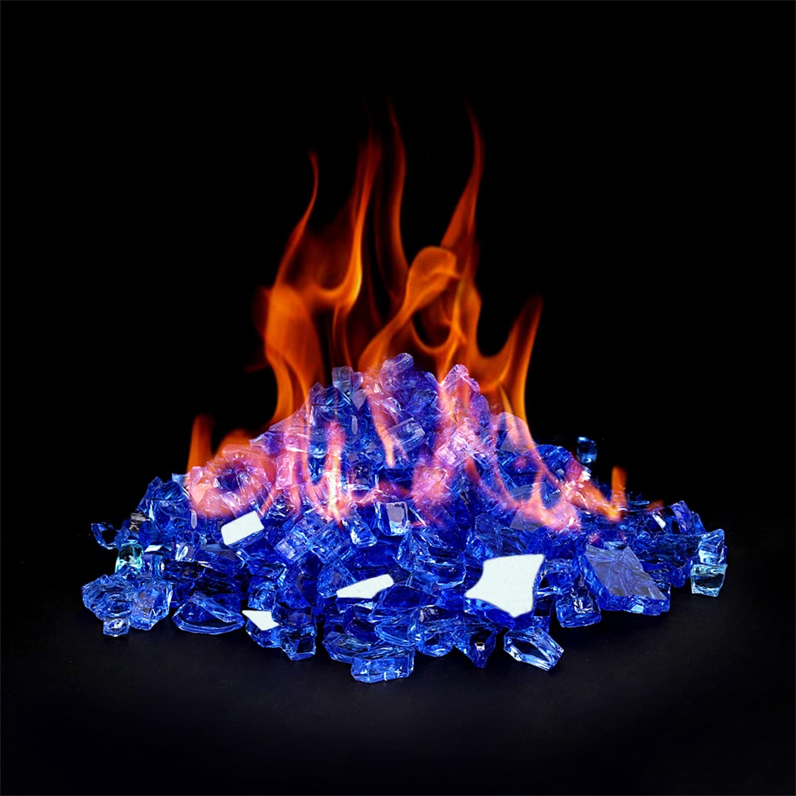 Onlyfire used in a decorative planter adding color and low-maintenance beauty