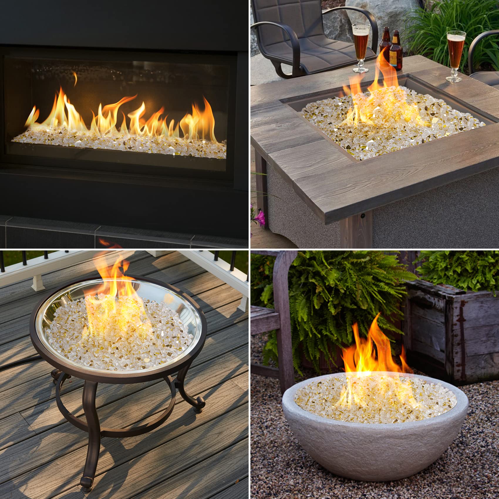onlyfire designer blend sample displays mixed colors for custom looks