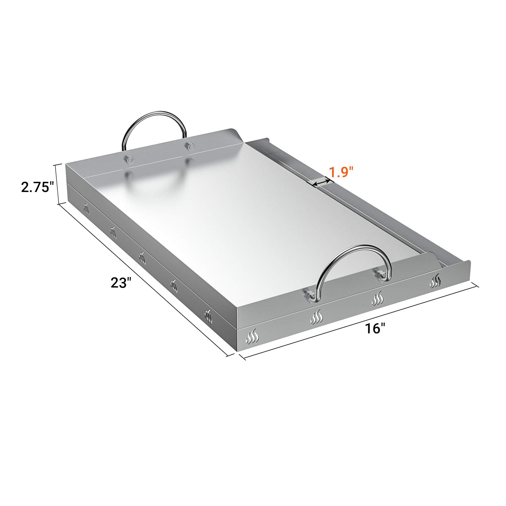 onlyfire detachable handle close-up illustrating easy removal and compact storage advantage
