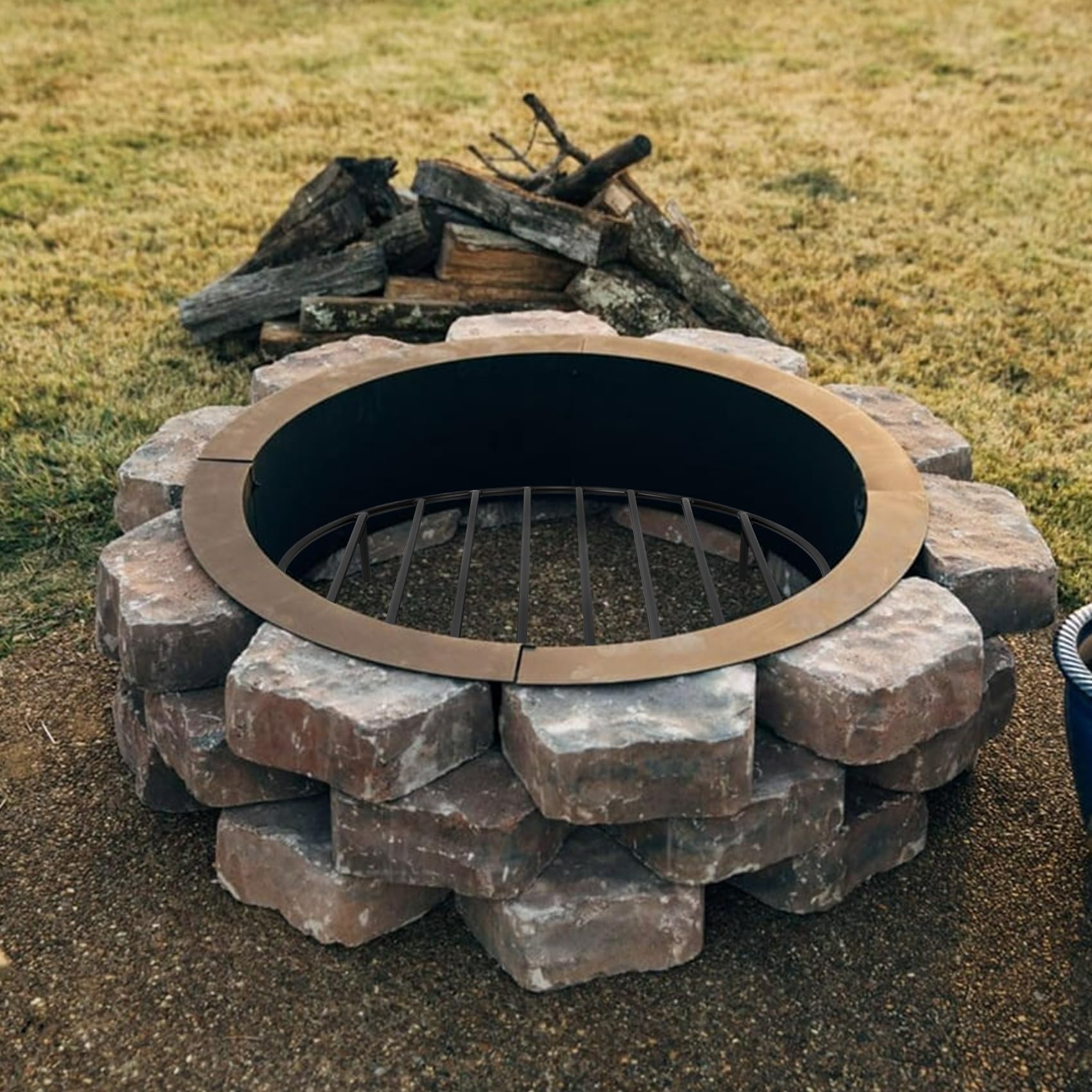 onlyfire flat packed in car trunk showing compact storage for travel