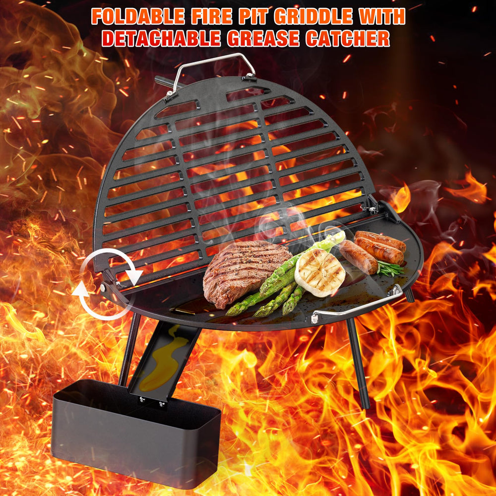onlyfire folded half view demonstrating compact storage and access