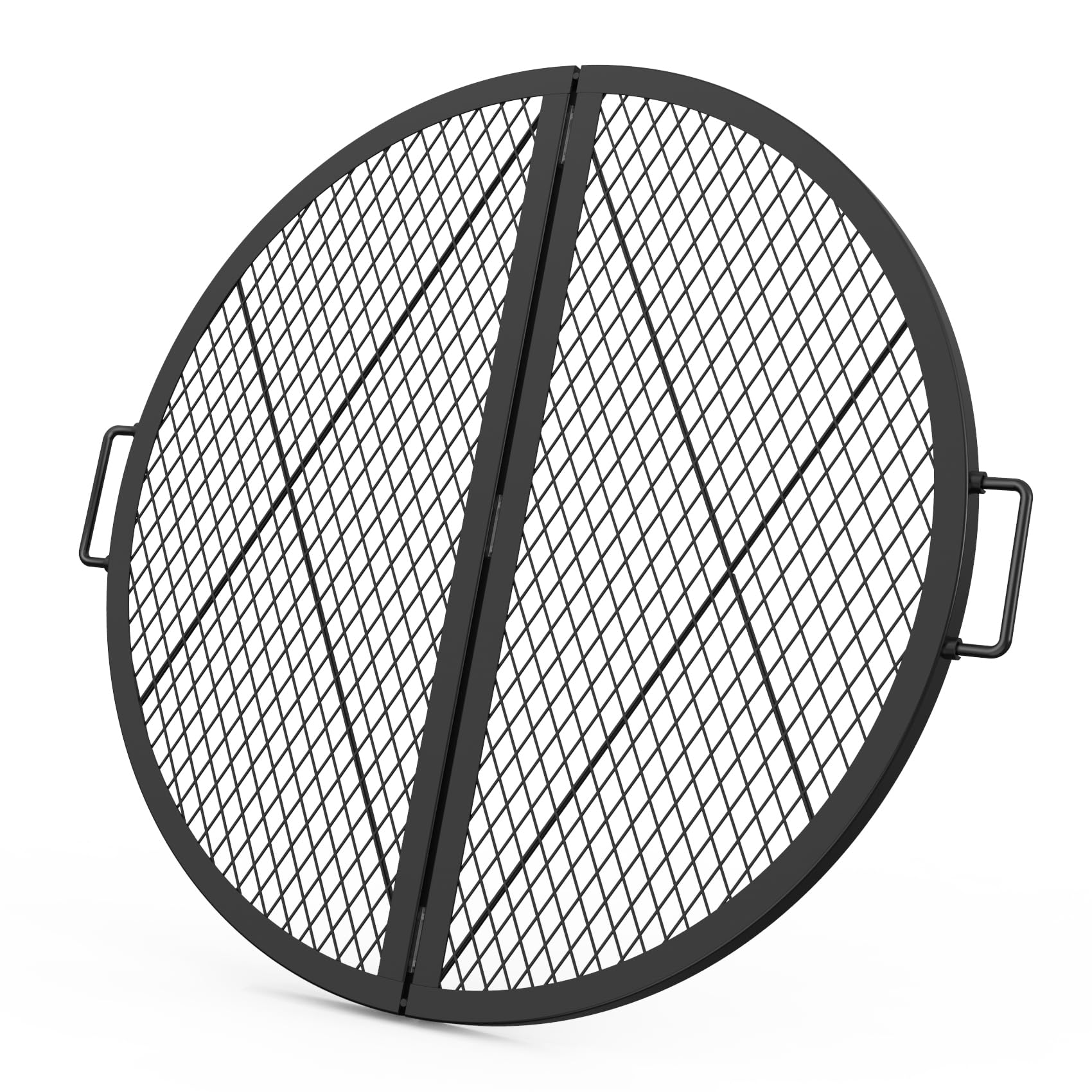 onlyfire front view of 30-inch round grate showing full cooking surface and sturdy frame for reliable grilling