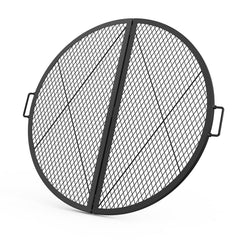 onlyfire front view of round grate showing full cooking surface and benefits portability