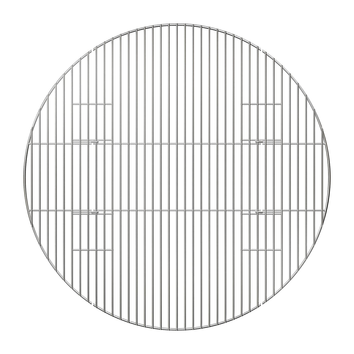 onlyfire front view of 30-inch round stainless grate showing full cooking surface for larger meals