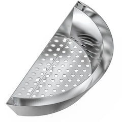 onlyfire front view of half moon basket showing shape and fit benefit durable design