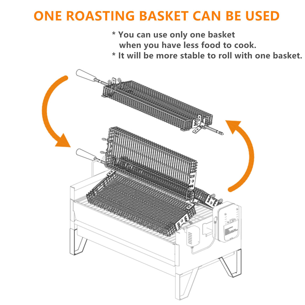 ONLYFIRE GRILLS stainless-steel grill grate top view for searing and crisping