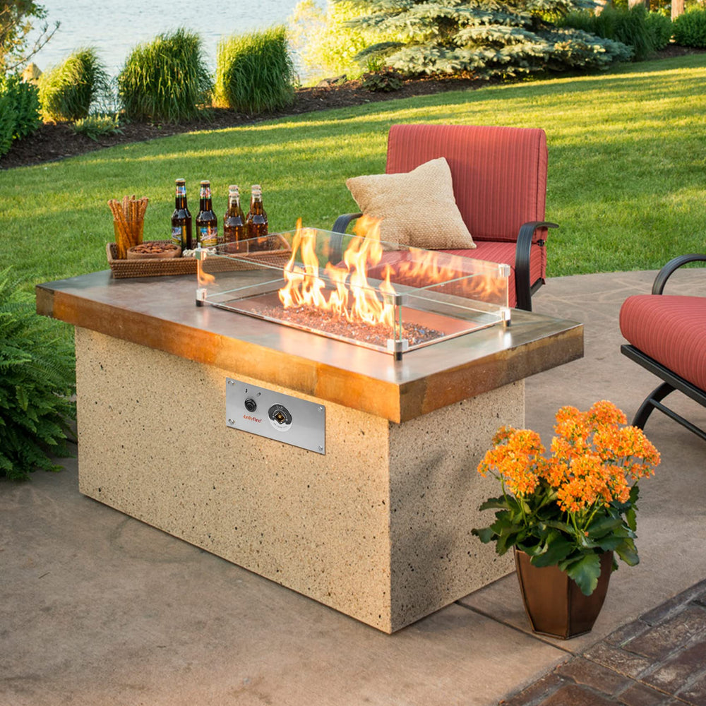 onlyfire installed on fire pit in use delivering steady decorative flames