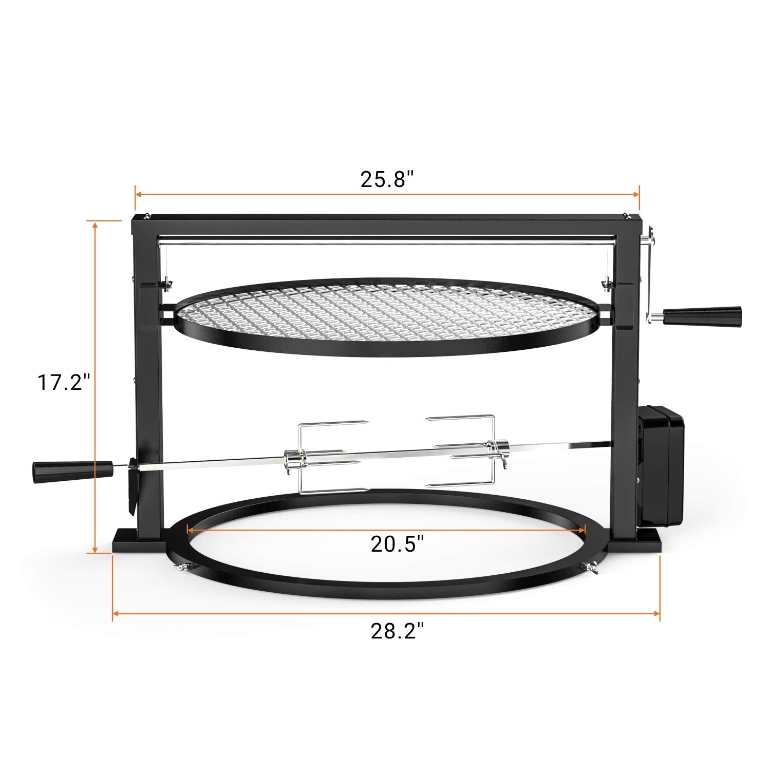 onlyfire installed in 22 inch kettle showing proper fit and enhanced grilling capability