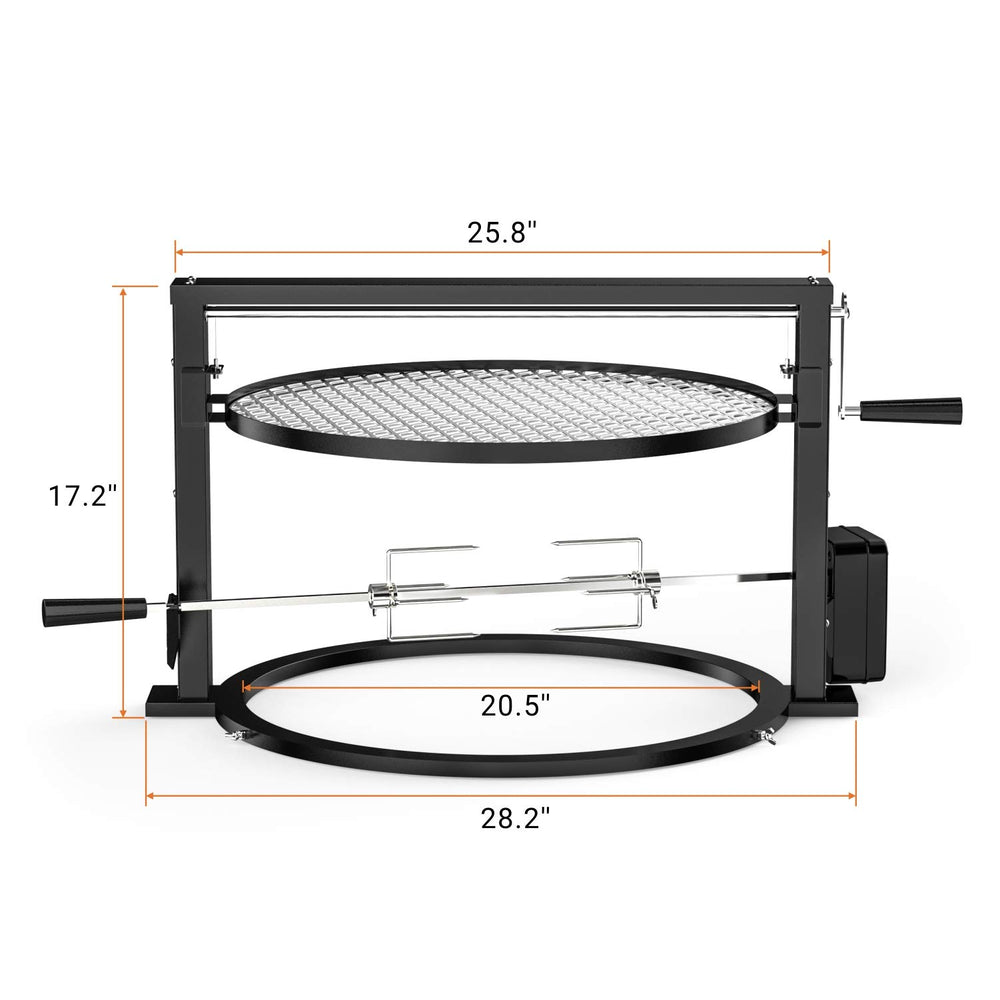 onlyfire installed in 22 inch kettle showing proper fit and enhanced grilling capability