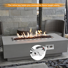 onlyfire key valve detail highlighting keyed safety and shutoff control