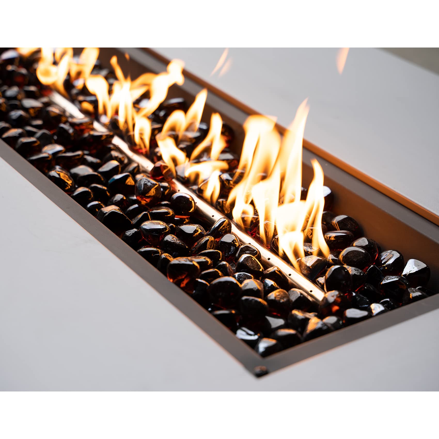 onlyfire product label and inspection tag highlighting quality-checked, tempered glass