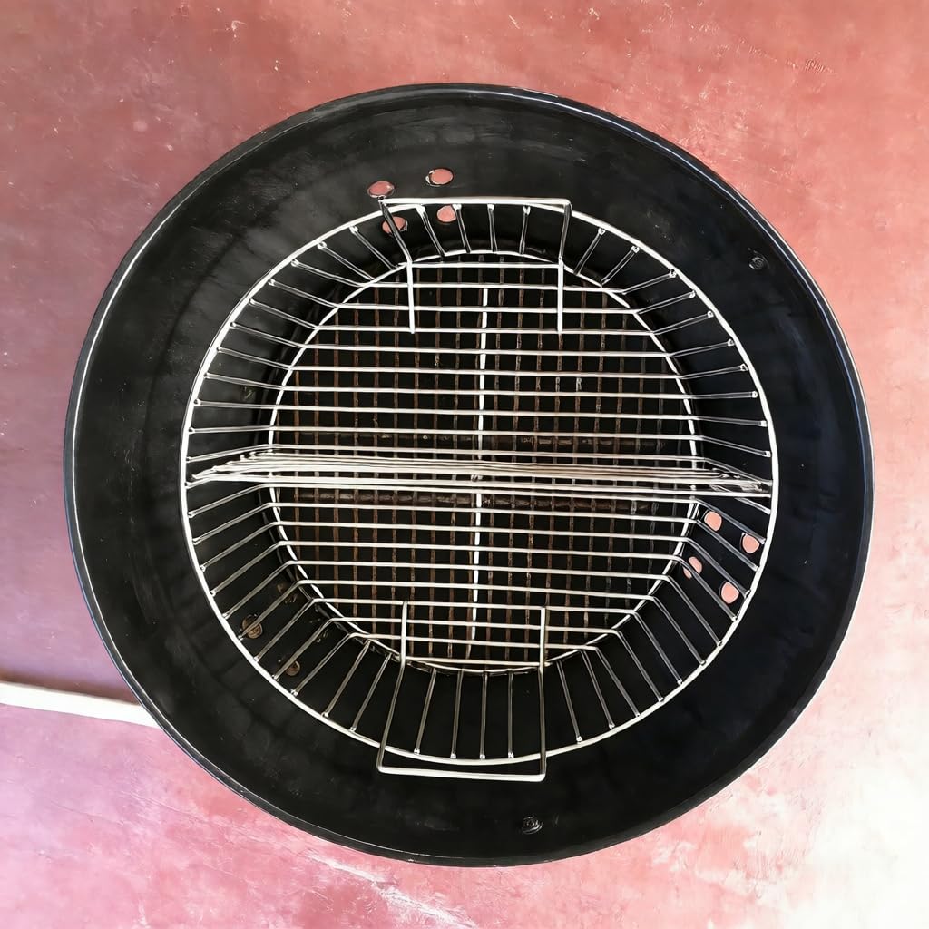 onlyfire backyard grill setup showing durable basket improving cooking versatility