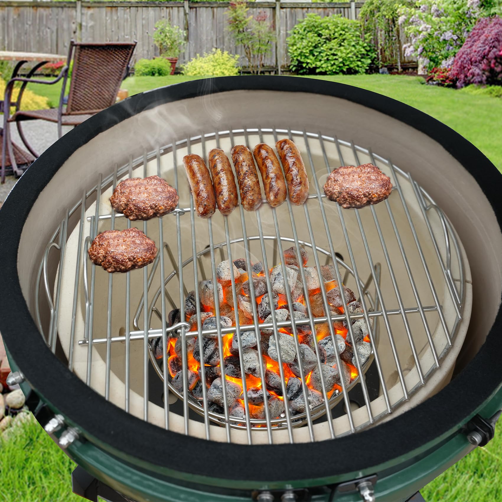 onlyfire lifestyle backyard grill scene improving cooking control