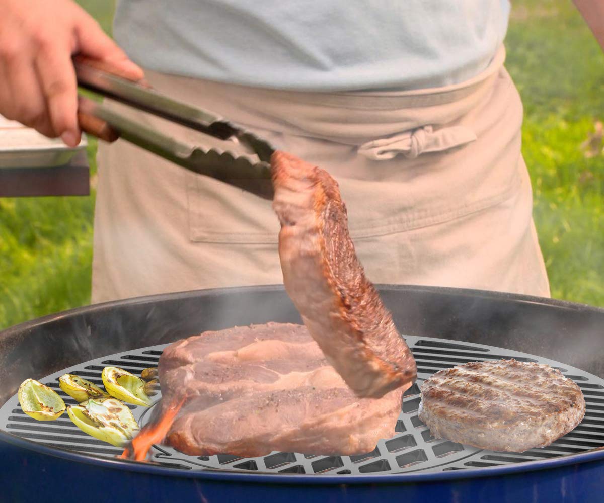 onlyfire lifestyle backyard grill scene showing upgraded searing performance benefit