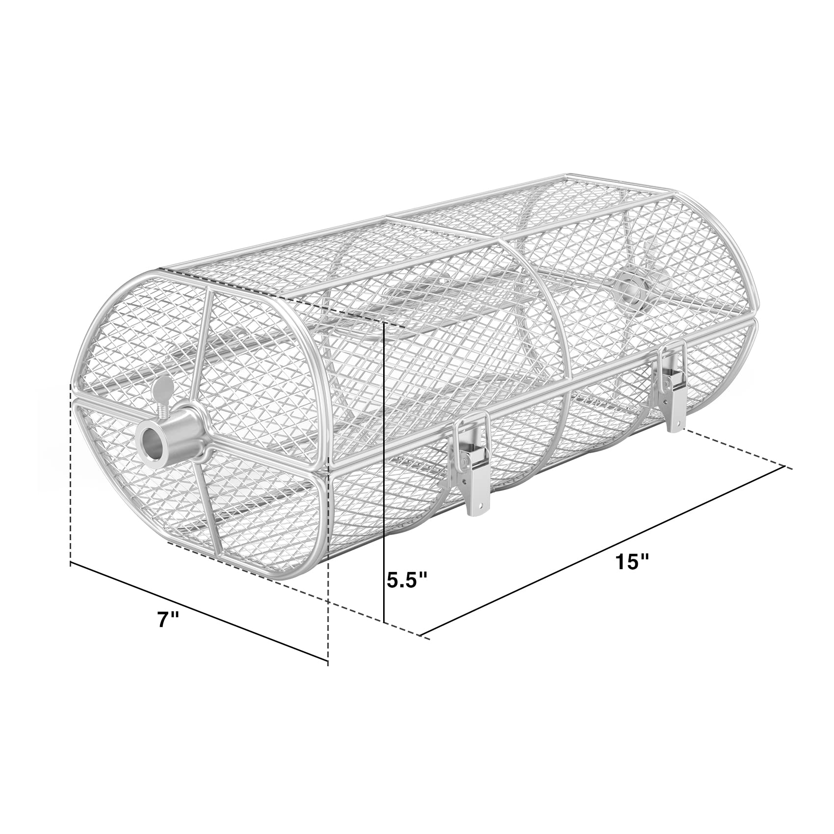 onlyfire close-up of fine stainless mesh, highlighting durability and food containment