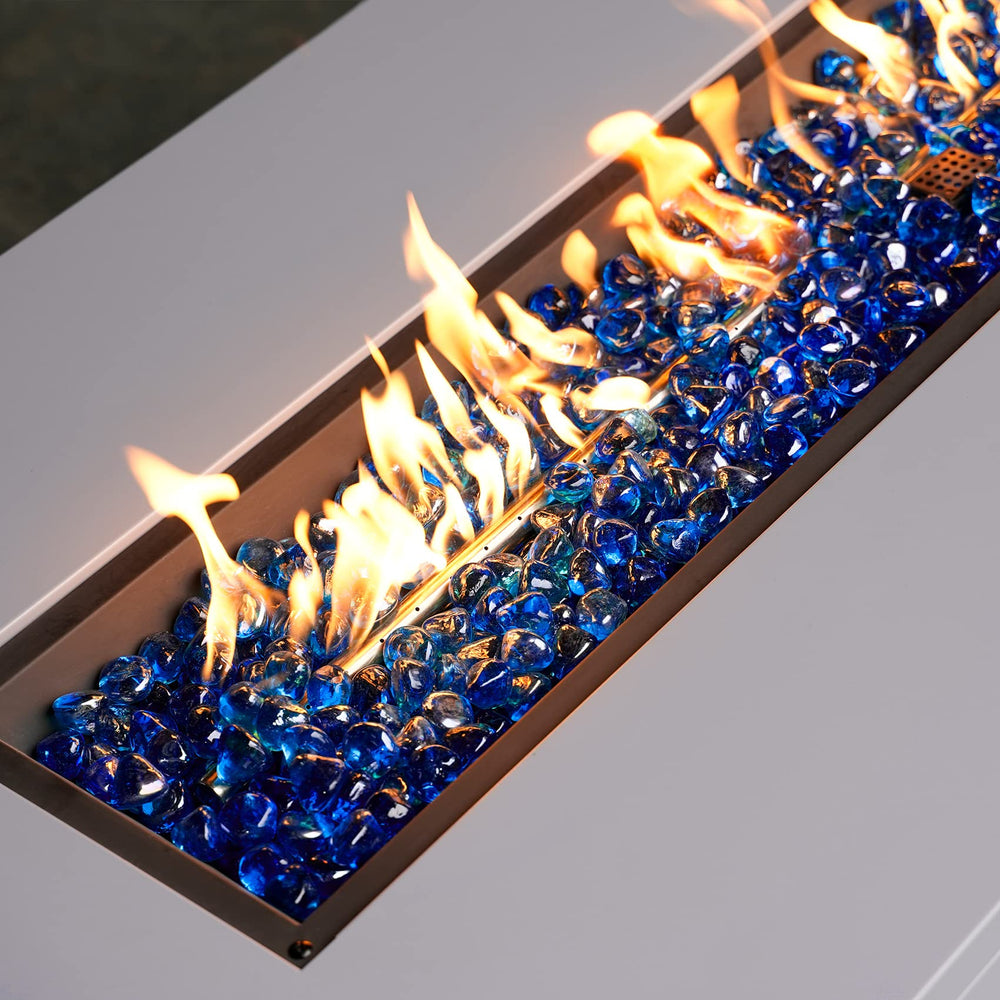 OnlyFire used in planter to show decorative versatility and color retention