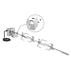 onlyfire stainless spit rod closeup showing durable corrosion‑resistant finish