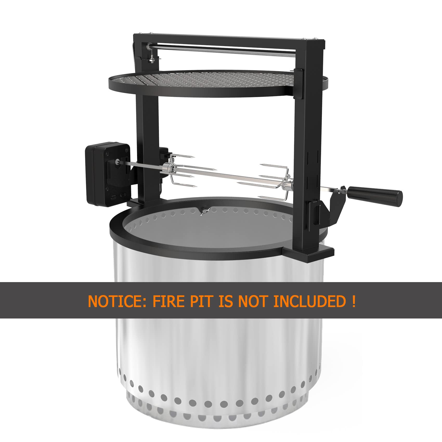 onlyfire close-up of 19" cooking grate showing solid cook surface and even heat