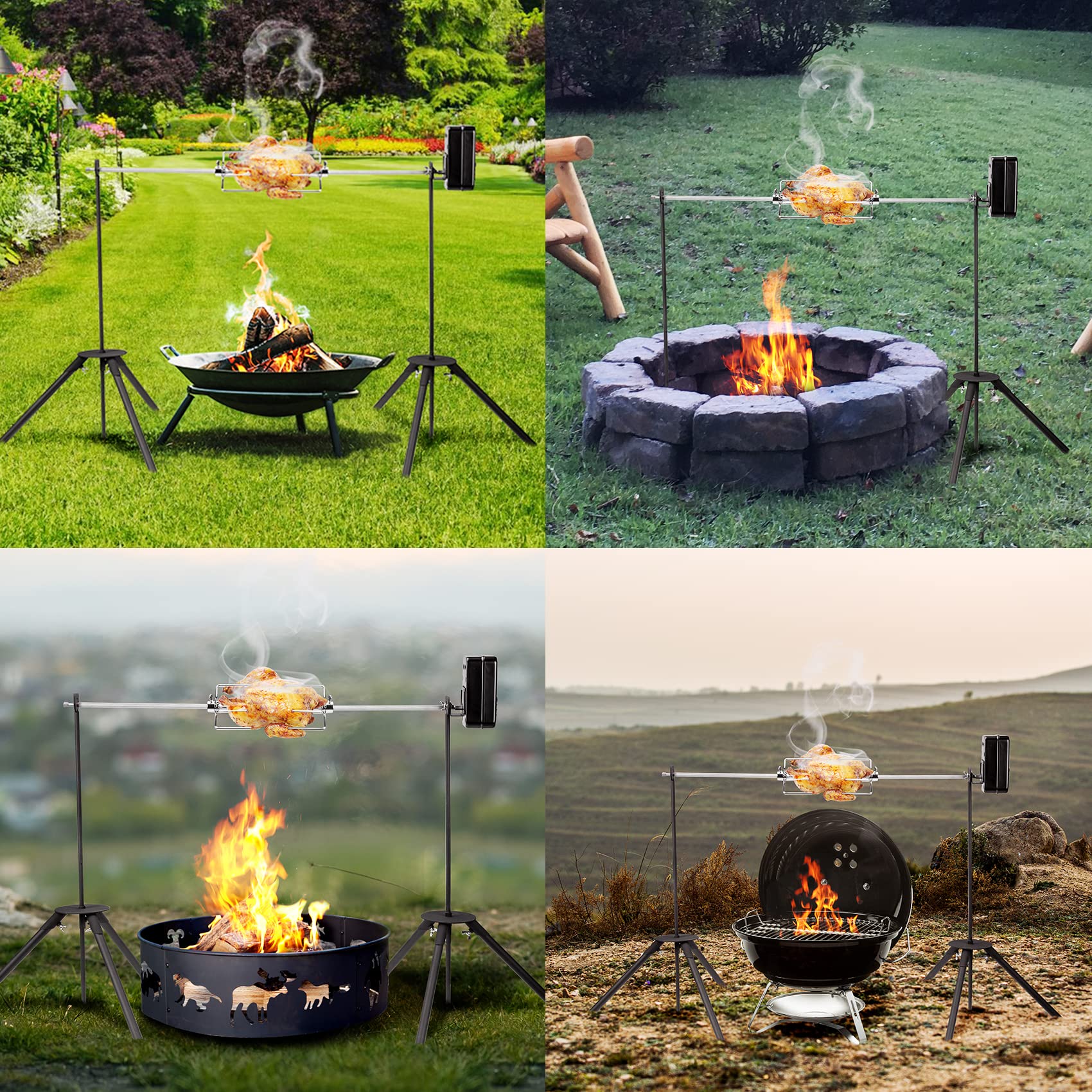 onlyfire scale comparison with hands and measurements to show travel-friendly size