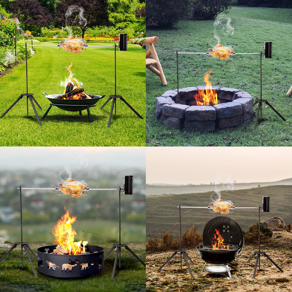 onlyfire scale comparison with hands and measurements to show travel-friendly size