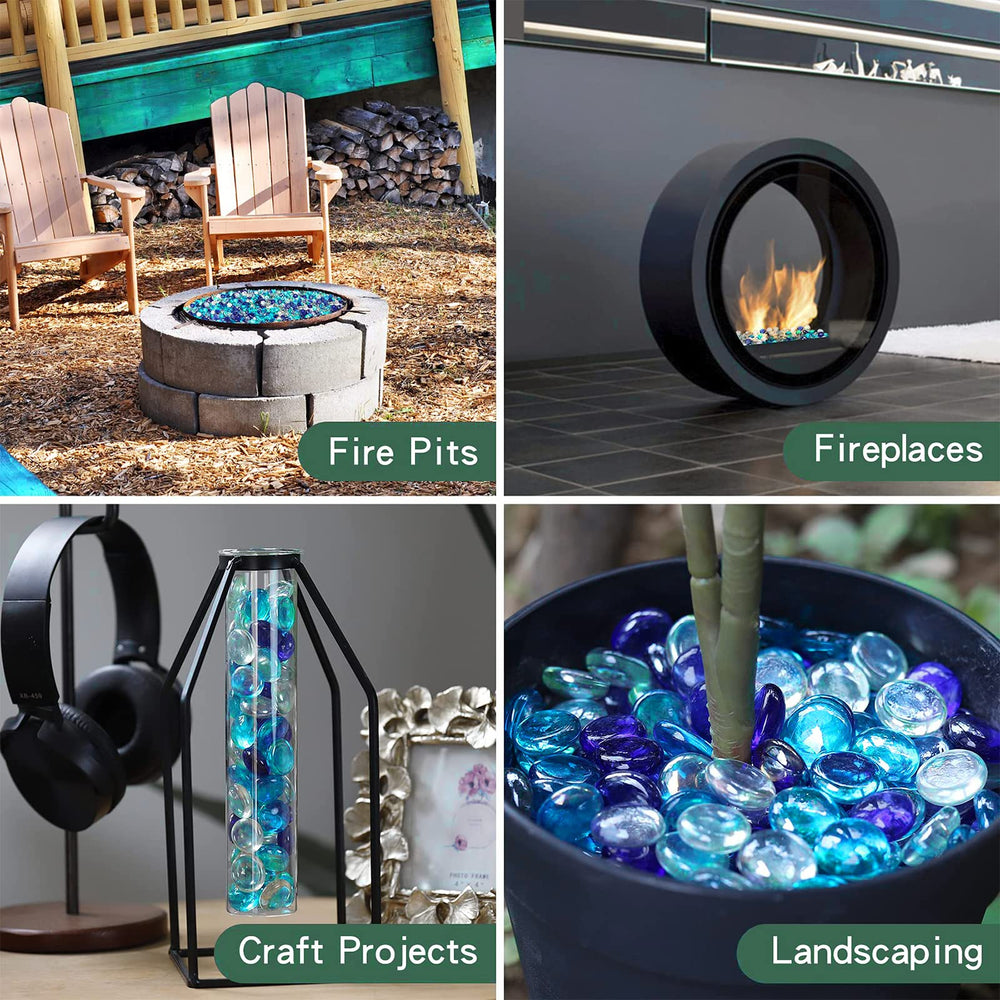 OnlyFire beads held in hand for 1/2" size comparison and easy handling benefit