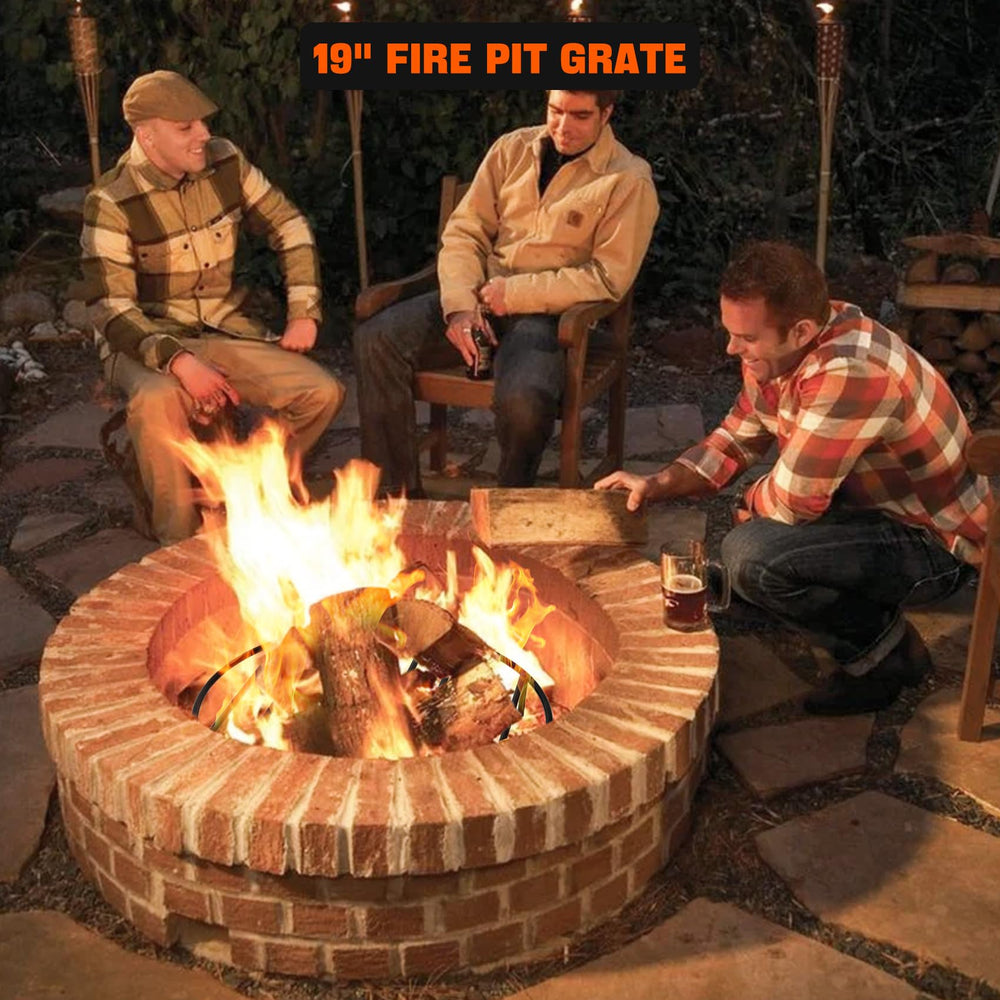 onlyfire beside ruler for size comparison conveying 19-inch diameter scale