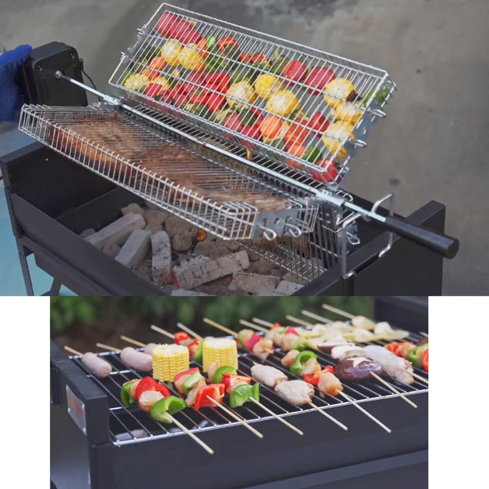 ONLYFIRE GRILLS size comparison next to chair highlighting portable dimensions